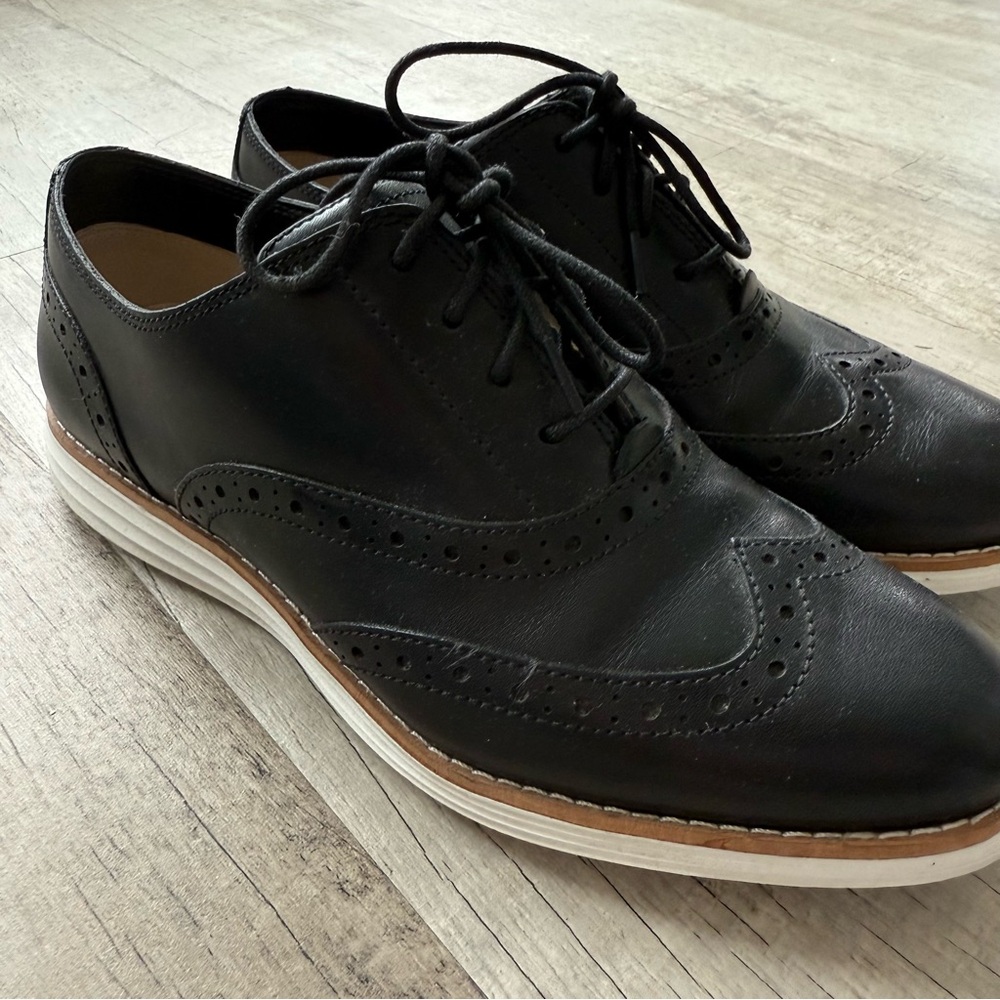 Cole Haan Black Leather Women’s OriginalGrand Oxfords